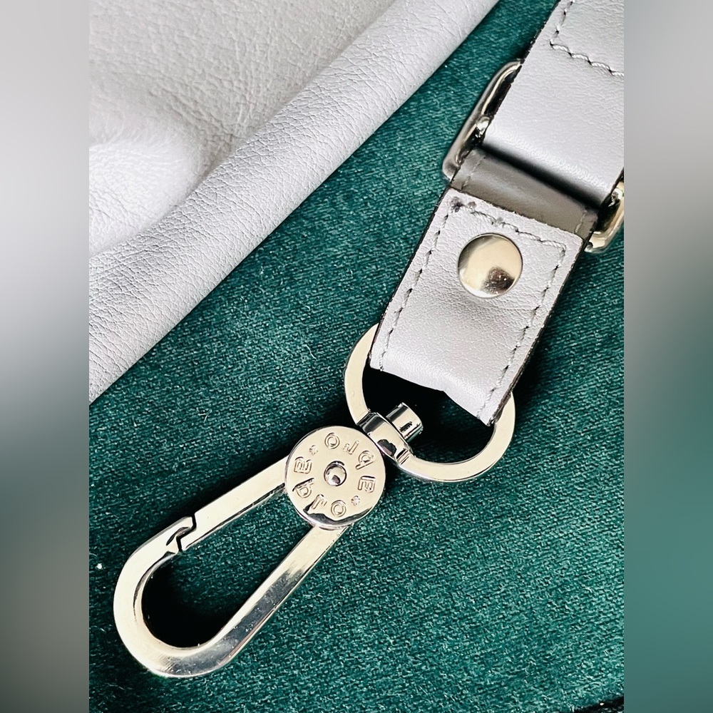 abro Leather Satchel Tote Bag Light Gray | Made in Germany - Picture 8 of 16